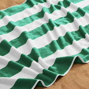 Serviette de bain 100% coton éponge personnalisée pour piscine et plage avec logo pour hôtels - Product Image 3