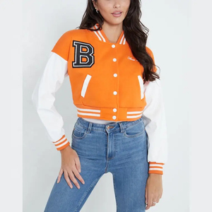 Venta al por mayor en blanco bombardero chaqueta universitaria hombres Letterman Varsity chaqueta hombres Varsity chaqueta Letterman béisbol americano - Product Image 5