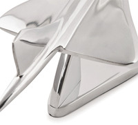 Modèle d'avion de bureau Concorde en aluminium, British Airways & Air France/laçage antique en laiton, décoration d'avion de table Concorde