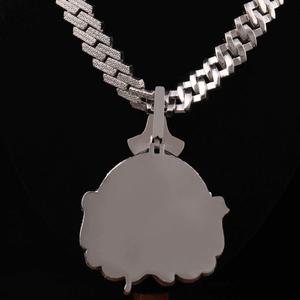 Pendentif en diamant moissanite personnalisé B4T, style hip-hop, bijoux pour les fêtes, les mariages et les cadeaux, diamant moissanite personnalisé B4T - Product Image 2
