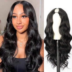 HD Lace Parting Virgin <b>Human</b> <b>Hair</b> <b>Wig</b> With Cuticle Aligned Strands, Shed Free Quality And Pre Plucked Edges - Product Image 1