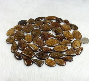 หินบรอนไซต์ทรงผสมขัดเงาสูงอัญมณีหลวมจำนวนมากสำหรับทำจี้เงินทำมือ - Product Image 3