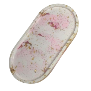 Bandeja de resina decorativa hecha a mano Bandeja de madera y resina de nuevo diseño Bandeja de epoxi personalizada al precio más bajo - Product Image 1