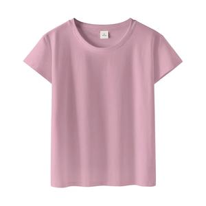 Camisetas gráficas con serigrafía de logotipo personalizado de alta calidad para mujer, camisetas lisas para imprimir, Top corto informal, camiseta para mujer para hombre - Product Image 4