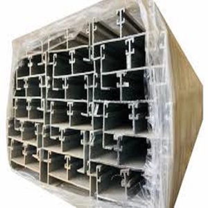 Cadre en alliage d'aluminium 6063 sur mesure pour porte vitrée d'armoire avec bordure étroite pliée/soudée, cadre de porte de placard thermolaqué - Product Image 1