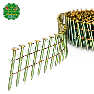 Clous en bobine d'acier galvanisé de Offre Spéciale et de haute qualité avec anneau/tige de vis et tête à carreaux prix de gros du Vietnam - Product Image 1