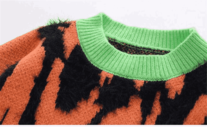 Suéteres Unisex de Mohair para hombre, Jersey de invierno de algodón con cuello redondo, suéteres de Mohair transpirables a la moda para hombre, suéteres de punto cálidos para hombre - Product Image 4