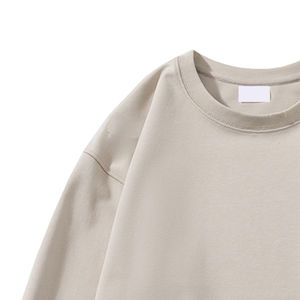 Women's Custom Crop Sweatshirt Soft Cotton <b>Fleece</b> Crewneck Pullover Winter Cropped Hoodies Embroidered Printed Designs <b>Brown</b> - Product Image 4