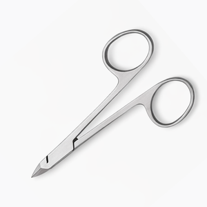 Ciseaux à cuticules professionnels de haute qualité en acier inoxydable, coupe-ongles de précision pour manucure et pédicure, logo OEM - Product Image 1
