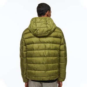 Vente en gros de doudoune imprimée personnalisée pour hommes OEM manteau d'hiver avec poche chaud isolé vêtements d'extérieur logo personnalisé approvisionnement en vrac - Product Image 3