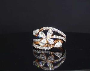 Anillo de Bodas de diamantes de moissanita de 4CT para hombre con joyería de moda de 6 puntas en chapado en oro para novio - Product Image 3