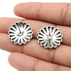 Vente en gros de boucles d'oreilles de créateur en argent sterling massif 925 pour femmes bijoux de bohème élégants avec pierre précieuse turquoise blanche - Product Image 3