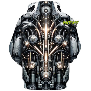 Sérigraphie personnalisée coupe surdimensionnée sweats à capuche lourds pour hommes vieillis vintage coton épais lavé sweat à capuche en éponge française - Product Image 2