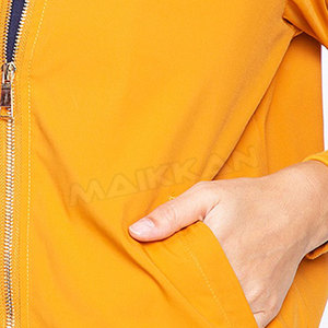 Chaqueta Bomber para Mujer, Estilo Moderno, con Colores Personalizados, Mangas Largas, Transpirable, de Lona Impermeable y Reversible, Ecológica - Product Image 3
