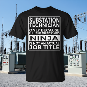 Camiseta de Técnico de Subestaciones, Manga Corta, Unisex, Cuello Redondo, Impresión Serigráfica, Actividades Promocionales - Product Image 3