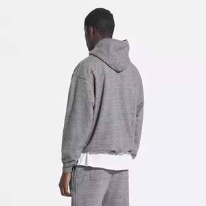 Pull à capuche d'hiver GSM lourd personnalisé pour hommes 100% coton polyester surdimensionné motif unisexe brodé Min. Order 2 - Product Image 5