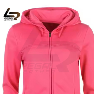 OEM personnalisé vente en gros 2025 femmes à manches longues polaire sweats à capuche couleur unie Streetwear décontracté à capuche 3D broderie hiver automne - Product Image 3