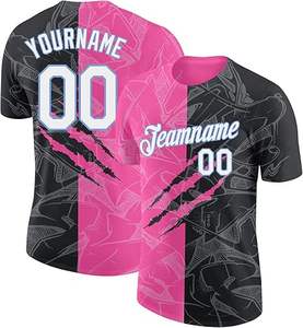 Camiseta de béisbol sublimada personalizada 2025 para hombres, uniforme de equipo de secado rápido de poliéster OEM con logotipo y diseño cosido - Product Image 4