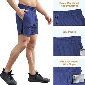 Shorts de jogging en maille pour hommes, vêtements de sport avec logo personnalisé pour hommes, filets de sport de haute qualité - Product Image 3