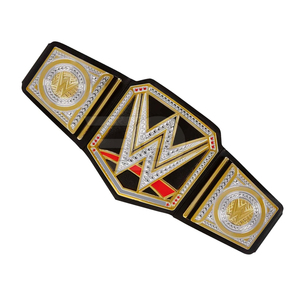 Ceintures de lutte professionnelles, ceinture en cuir durable, plaque métallique plaquée or, ajustement réglable, ceinture de récompense pour événements sportifs - Product Image 2