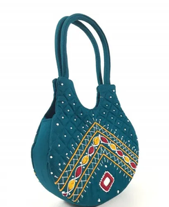 Beautiful Stylish Fashionable Pure Cotton Designer Handbags With Printed Design Pattern for Girls and Women in Different Colors - Product Image 1