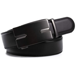 Usine en gros 100% pur cuir exécutif hommes ceinture personnalisée hommes boucle ardillon ceinture de luxe en cuir véritable ceintures du Pakistan - Product Image 4