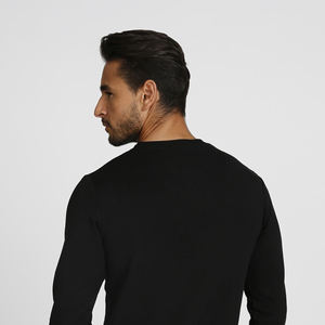 Precio al por mayor hombres sudadera personalizada en blanco de cuello redondo hombres sudadera de gran tamaño transpirable sudadera para hombres - Product Image 5