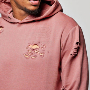 Nouveauté : Sweats à capuche d'hiver de haute qualité, effet vieilli, avec col à capuche, design personnalisé, en coton/polyester, vente en gros directe usine - Product Image 4