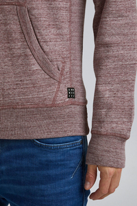 Sudaderas con capucha de invierno texturizadas con cremallera de color sólido de rizo para hombre con logotipo personalizado, ropa de calle gruesa de algodón 100%, venta al por mayor - Product Image 5