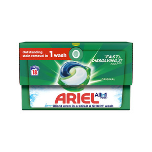 Pour Ariel 3-en-1 dosettes de détergent à lessive forme solide à dissolution rapide pour les blancs et les couleurs feuilles vêtements propres et frais - Product Image 3