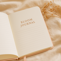Carnet relié LABON Bloom Journal pour la pleine conscience, la gratitude, la réflexion quotidienne, le soin de soi, la croissance et le bien-être mental, l'écriture