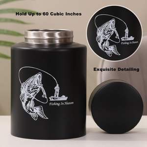 Urnes moyennes en acier inoxydable pour cendres humaines Urnes moyennes pour cendres Urnes de crémation pour adultes, hommes, femmes Taille personnalisée - Product Image 3