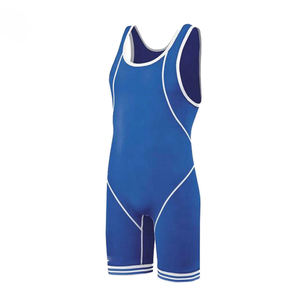 Design personnalisé et logo Sublimation vêtements de sport haltérophilie jeunes Singlet costume de lutte Singlet - Product Image 4