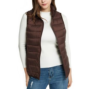 Nouvelle arrivée vente chaude veste bouffante gilet avec gilet sans manches col montant à capuche bulle femmes gilet bouffant - Product Image 1