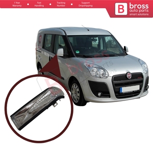 Luz indicadora de espejo retrovisor lateral BSP908-2, lente blanca derecha 71765377 para Doblo 2 Combo D - Product Image 5