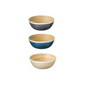 Bol de service en bambou filé fabriqué à la main poli avec une belle vaisselle design pour une utilisation au restaurant fabriqué au Vietnam - Product Image 4
