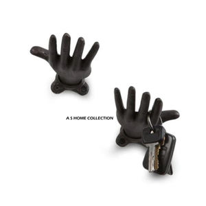 Crochets muraux décoratifs vintage en métal noir, style rustique, pour oiseaux en vol, pour usage domestique - Product Image 6