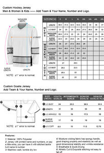 Dernière conception de haute qualité Nouvelle arrivée Maillot de hockey sur glace 100% polyester Maillot de hockey sur glace - Product Image 2