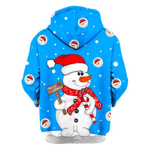 Sudadera con Capucha Unisex Informal de Alta Calidad a Bajo Precio con Diseños Navideños Estampados y Bordados 2025 - Product Image 6