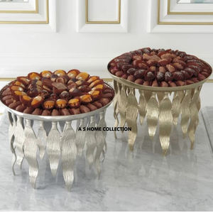 Nouvel ensemble décoratif plaqué or de 3 bol de service en chocolat arabe au design luxueux - Product Image 2