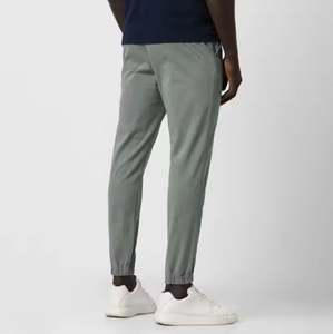 Joggers en coton de qualité supérieure pour hommes, coupe simple et basique, taille élastique, fabricant OEM - Product Image 3