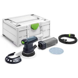 FESTOOL ETS 125 REQ-Plus 576070 Ponceuse excentrique efficace avec moteur à turbine, 5 disques, fixation auto-agrippante, compatible aspiration, garantie 2 ans - Product Image 1