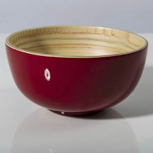 Bol en bambou tendance, fabriqué à partir de fibres de bois pressées, conçu pour le service quotidien des repas, origine usine Vietnam. - Product Image 1