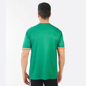 Para camiseta de entrenamiento de fútbol, camiseta de día de entrenamiento, tela transpirable de poliéster 100% de alta calidad, conjuntos de uniformes de fútbol irlandés, Parte delantera corta - Product Image 2