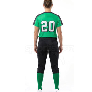 Uniforme de Softbol de Poliéster Más Vendido, Tejido Transpirable, Ajuste Cómodo, Conjunto Deportivo para Mujer, Venta en Línea - Product Image 3