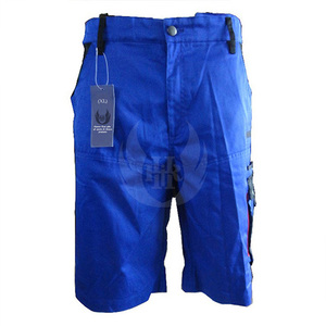 Shorts de travail pour hommes en gros, OEM, cargo, uni, polyester royal, couture lourde, multi-poches, respirant, séchage rapide - Product Image 2
