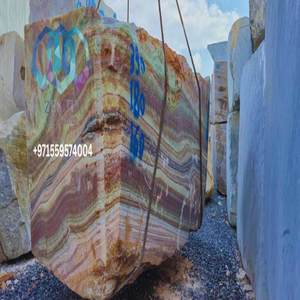 Bloques de piedra de cubo de mármol y ónix natural para revestimiento de suelos de escultura para Emiratos Árabes Unidos KSA Omán Qatar Bahrein Kuwait EE. UU. China - Product Image 4