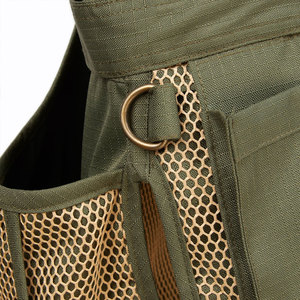 Chaleco de trabajo de lona con costuras reforzadas y bucles de herramientas Ideal para carpinteros y constructores - Product Image 4