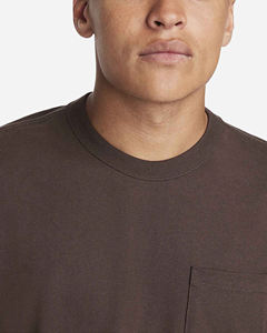 เสื้อยืดคุณภาพสูงสำหรับผู้ชาย ผ้าฝ้าย 100% เสื้อเปล่าเรียบง่าย แฟชั่นผู้ชาย ระบายอากาศได้ดี เสื้อยืดคอกลมแขนยาวแบบสั่งทำได้ - Product Image 4