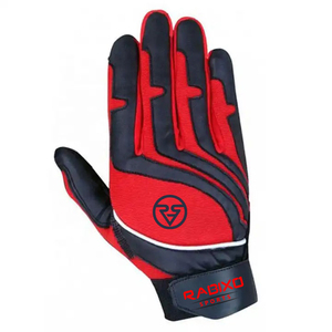 Guantes de bateo de béisbol de salida de fábrica de alta calidad para adultos Guantes de bateo de cuero de calidad extrema Logotipo personalizado Envío listo - Product Image 5